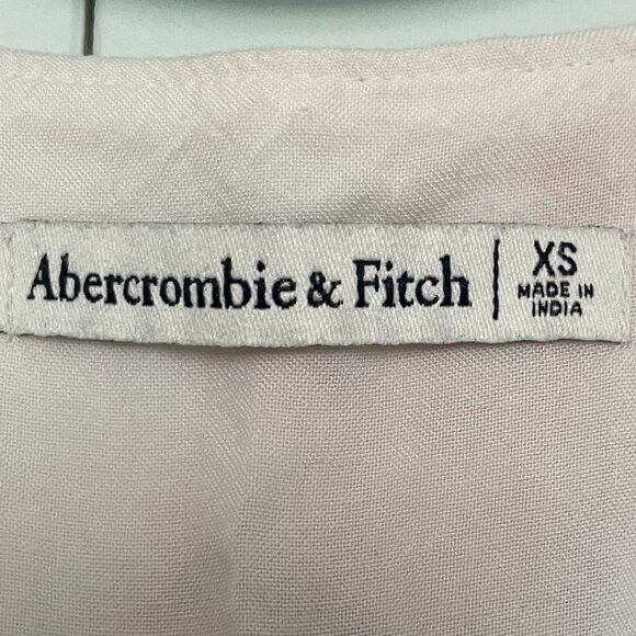 Abercrombie & Fitch White Wrap Floral Mini Dress Size XS - Picture 2 of 10